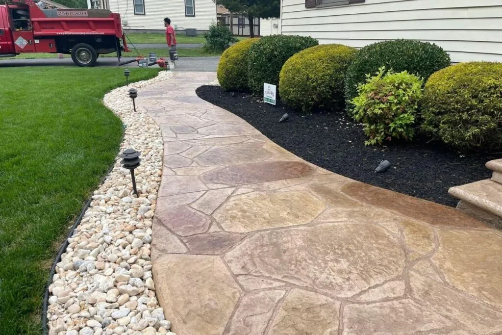 stamped concrete sidewalk services in murfreesboro, tn