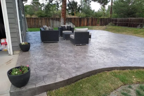 Modern Stamped Concrete Design