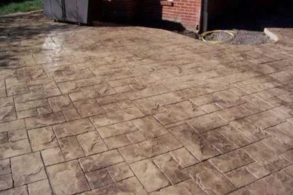 Slate Pattern Stamped Concrete